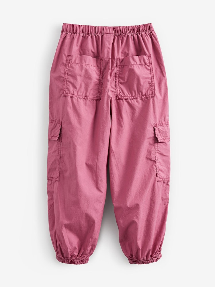 Pink - Parachute-Cargohose mit Bündchen (3 bis 16 Jahre) - Bild 2 von 2