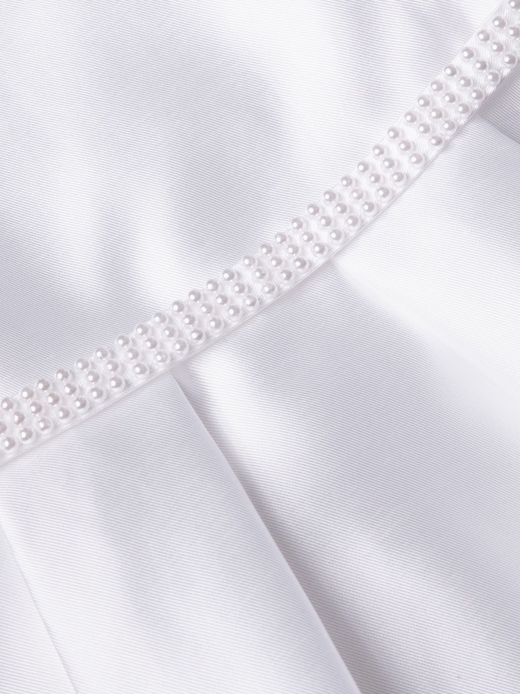Monsoon Natural Henriette Pearl Belt Duchess Dress - Image 3 of 3