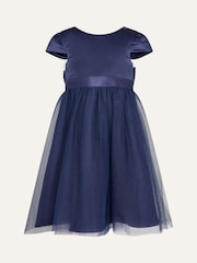 Monsoon Blue Tulle Flower Girl Dress - Image 1 of 3