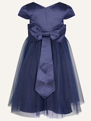 Monsoon Blue Tulle Flower Girl Dress - Image 2 of 3