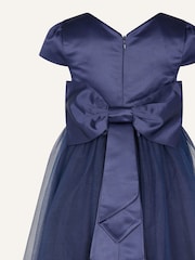 Monsoon Blue Tulle Flower Girl Dress - Image 3 of 3