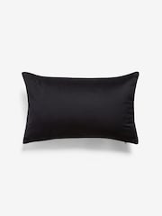 Monochrome 40 x 59cm Retro Cut Velvet Cushion - Image 5 of 5