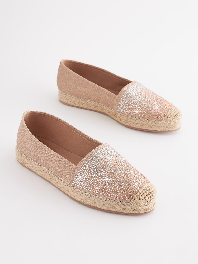 Nude Cream Forever Comfort® Flat Espadrille Shoes - Image 1 of 5
