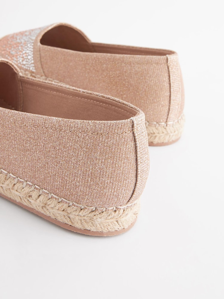 Nude Cream Forever Comfort® Flat Espadrille Shoes - Image 5 of 5 Nude Cream Forever Comfort® Flat Espadrille Shoes - Image 5 of 5