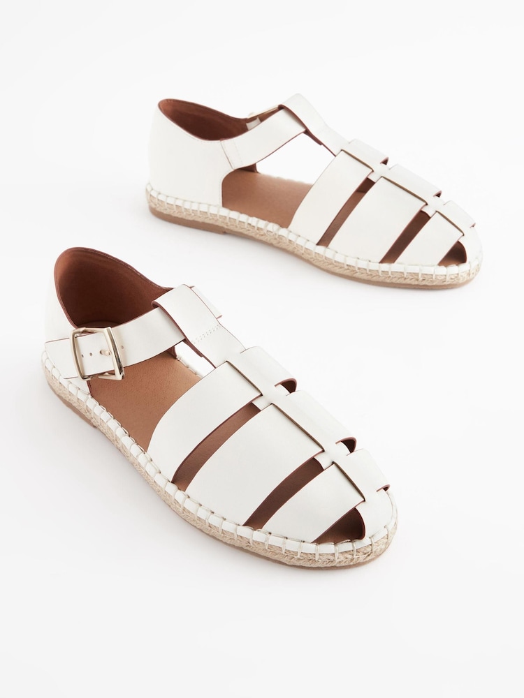 White Forever Comfort® Fisherman Shoes - Image 2 of 5 White Forever Comfort® Fisherman Shoes - Image 2 of 5