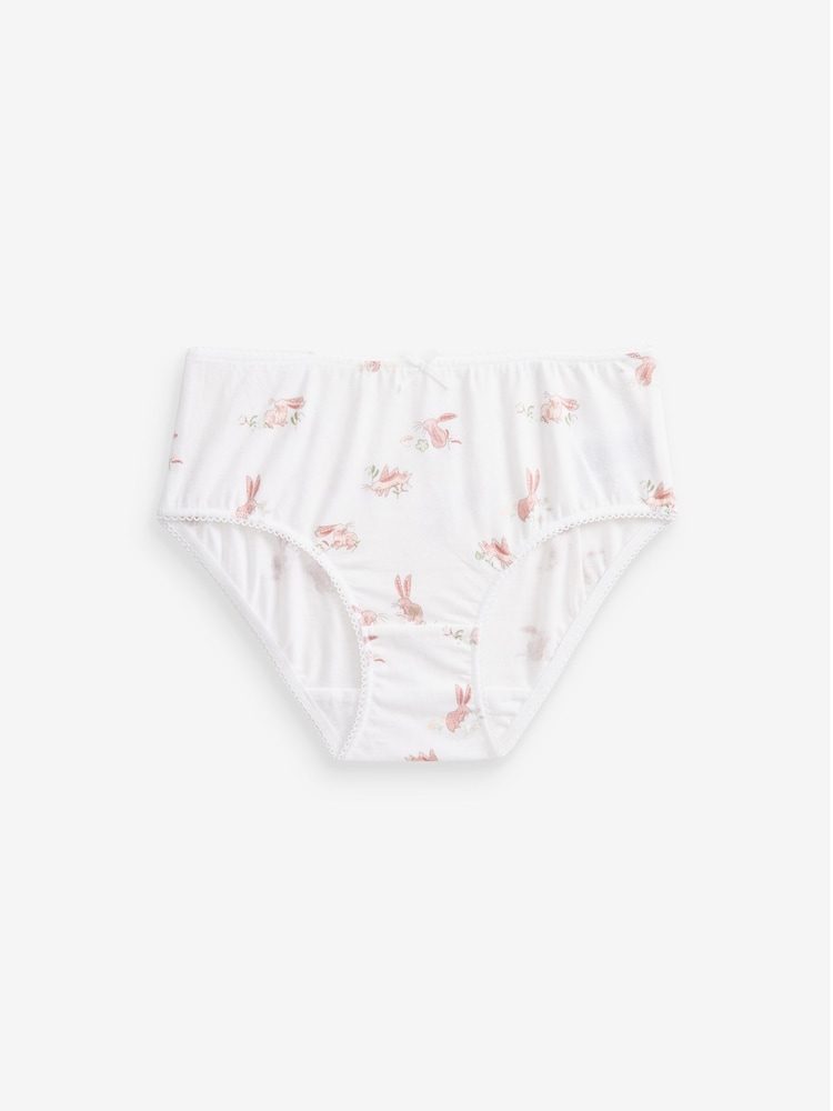 Pink Bunny Briefs 7 Pack (1.5-12yrs) - Image 2 of 9