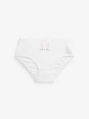 Pink Bunny Briefs 7 Pack (1.5-12yrs) - Image 4 of 9