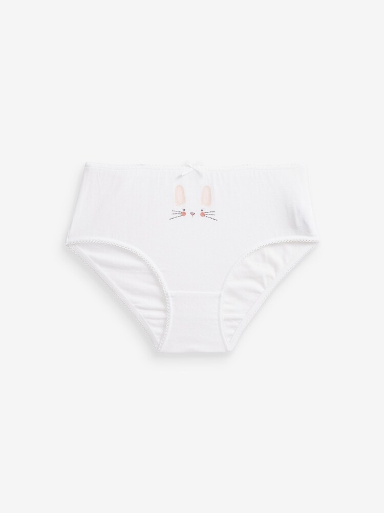 Pink Bunny Briefs 7 Pack (1.5-12yrs) - Image 4 of 9