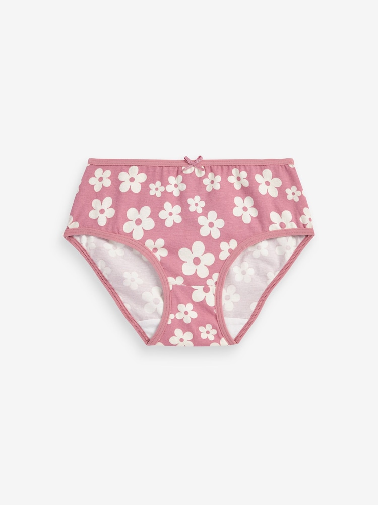 Rosa/Grün, Herz, geblümt - Slips mit herzförmigem Spitzenbesatz, 10er-Pack (1.5-16 Jahre) - Bild 2 von 6