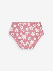 Rosa/Grün, Herz, geblümt - Slips mit herzförmigem Spitzenbesatz, 10er-Pack (1.5-16 Jahre) - Bild 3 von 6