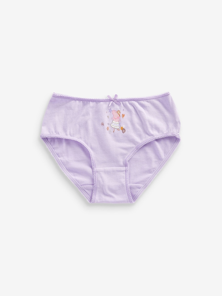 Lilac Purple Peppa Pig Briefs 5 Pack (1.5-8yrs) - Image 3 of 8
