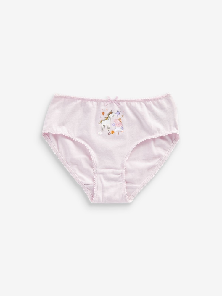 Lilac Purple Peppa Pig Briefs 5 Pack (1.5-8yrs) - Image 5 of 8