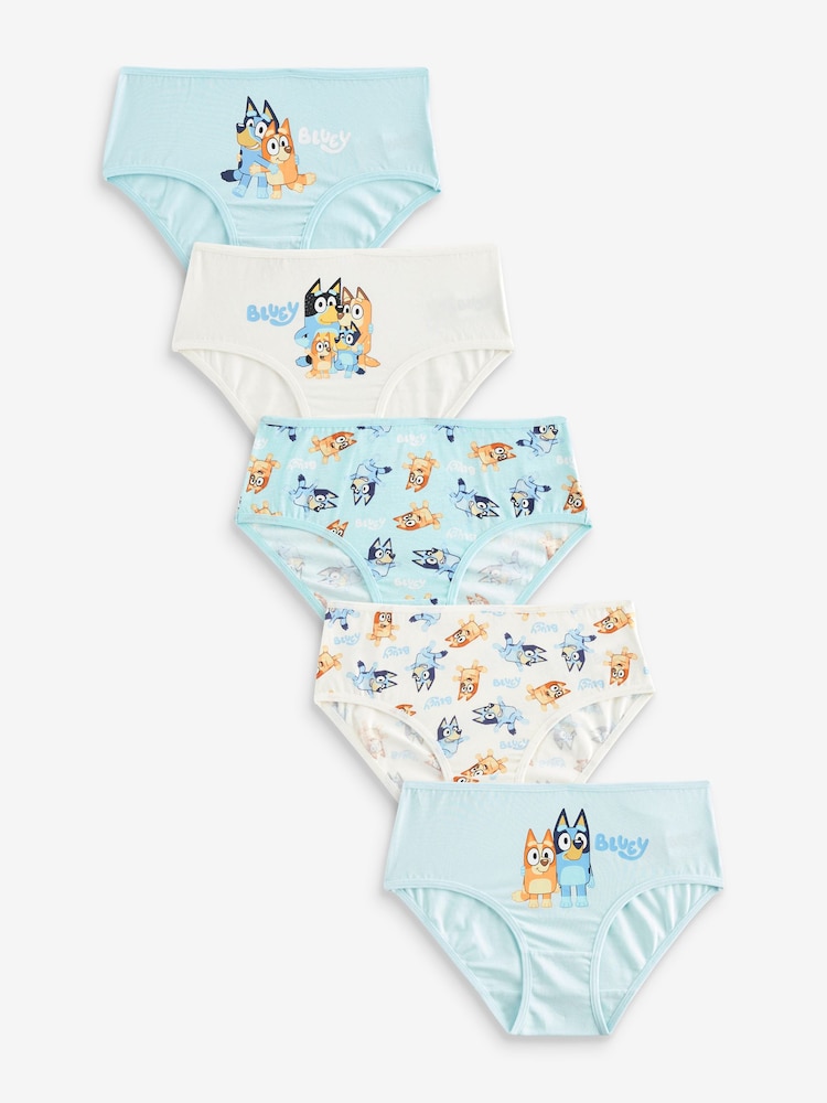 Blue Bluey Briefs 5 Pack (1.5-8yrs) - Image 1 of 3