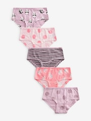 Pink Panda Character Hipster Briefs 5 Pack (2-16yrs) - Image 1 of 7