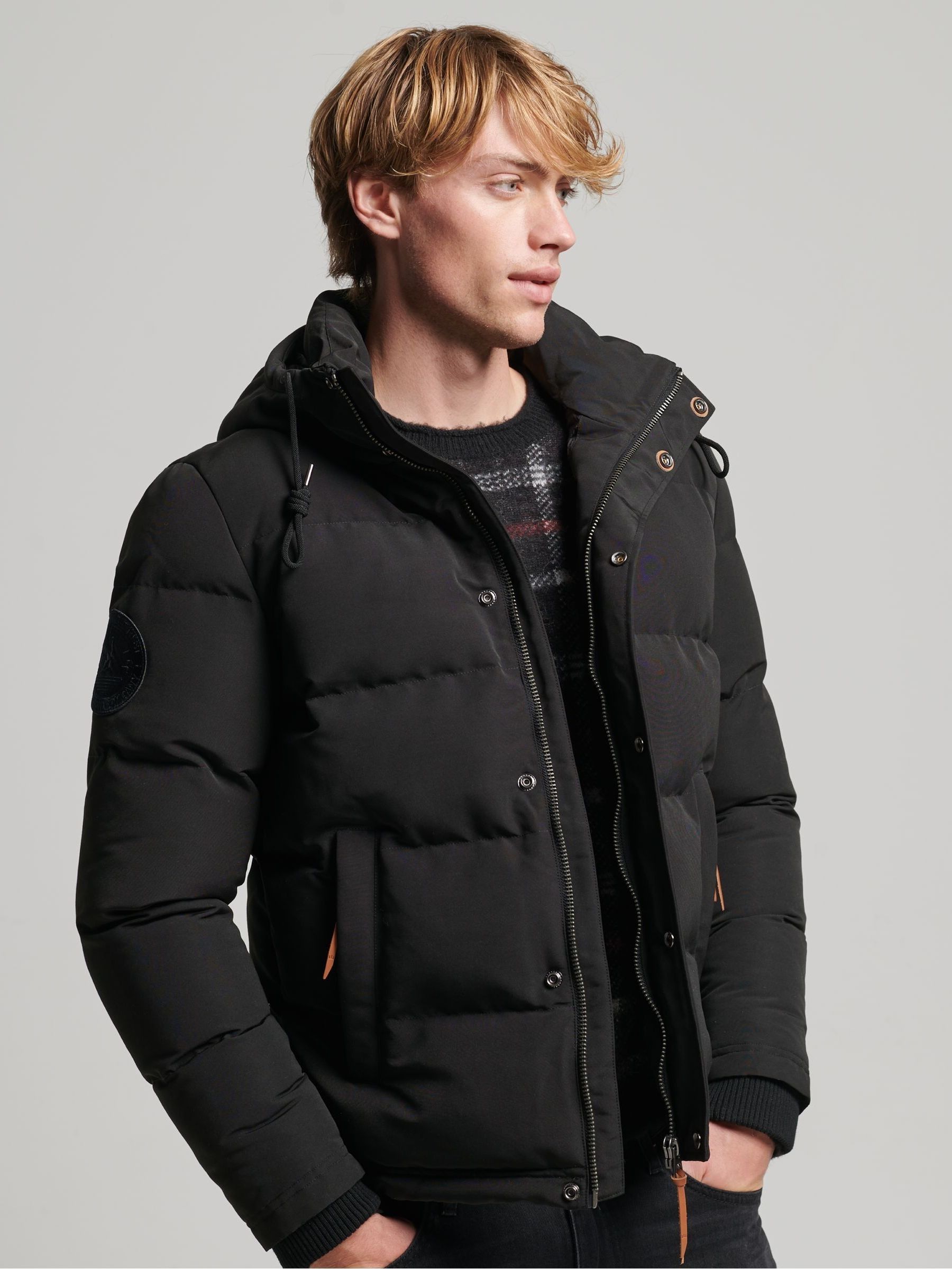Superdry hooded puffer jacket top