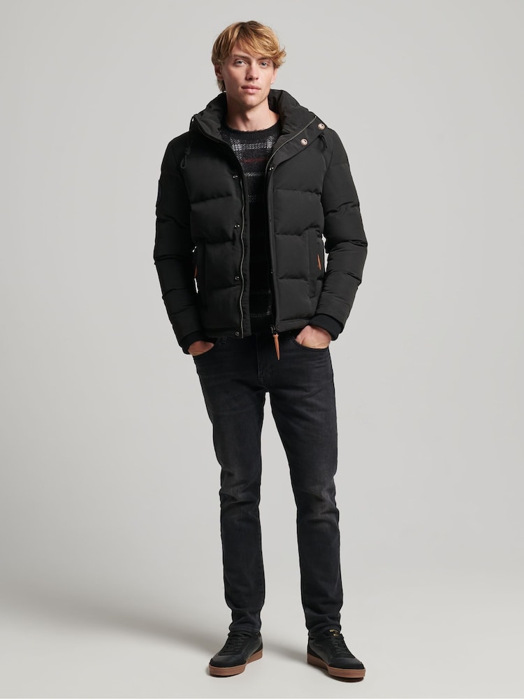 črna - Superdry puhovka s kapuco Superdry Everest - Slika 2 iz 4 črna - Superdry puhovka s kapuco Superdry Everest - Slika 2 iz 4