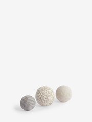 Set of 3 Natural Ecomix Display Spheres - Image 3 of 4