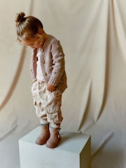 Natural Lined Cargo Trousers (3mths-7yrs) - Image 2 of 7