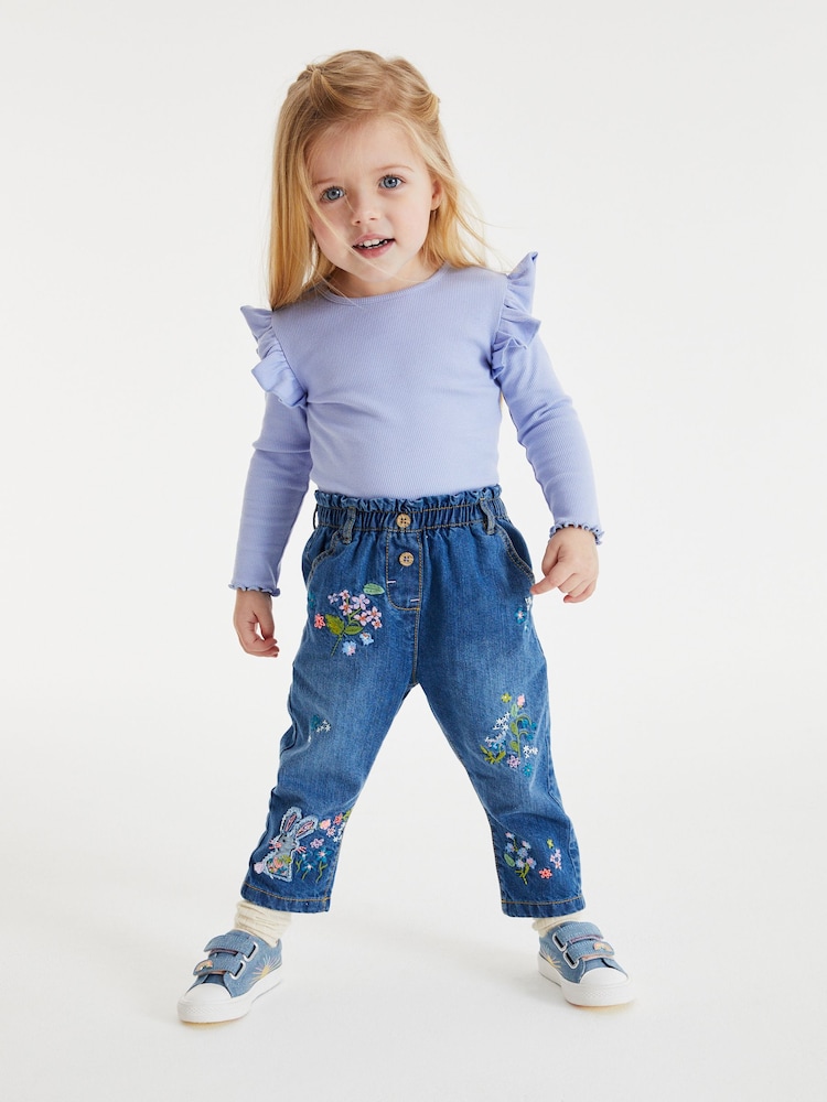 Blue Bunny Character Slouchy Jeans (3mths-7yrs) - Image 2 of 6