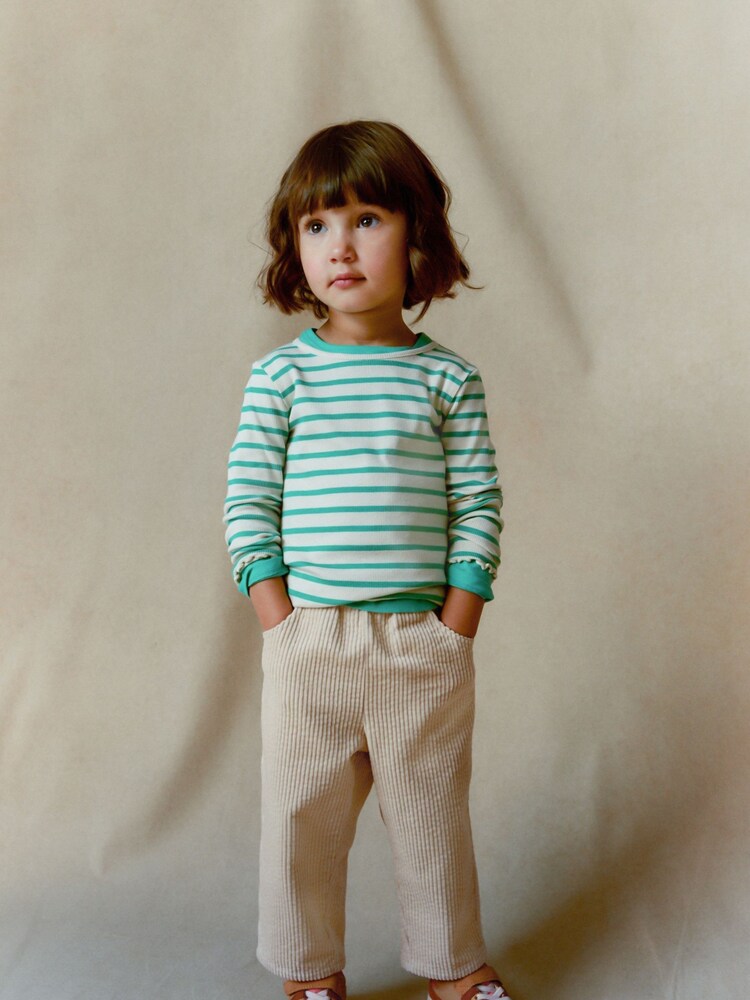 Natural Corduroy Trousers (3mths-7yrs) - Image 1 of 6 Natural Corduroy Trousers (3mths-7yrs) - Image 1 of 6