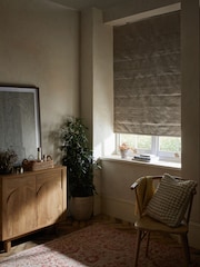 Natural Ready Made Blackout Roman Blinds With Heavyweight Chenille - Image 3 of 8