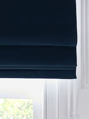 Navy Blue Ready Made Blackout Roman Blind Roman Matte Velvet - Image 3 of 5