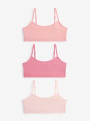 Pink Strappy Crop Top 3 Pack (5-16yrs) - Image 1 of 6