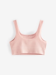 Pink Seamfree Crop Top 1 Pack (7-16yrs) - Image 2 of 3