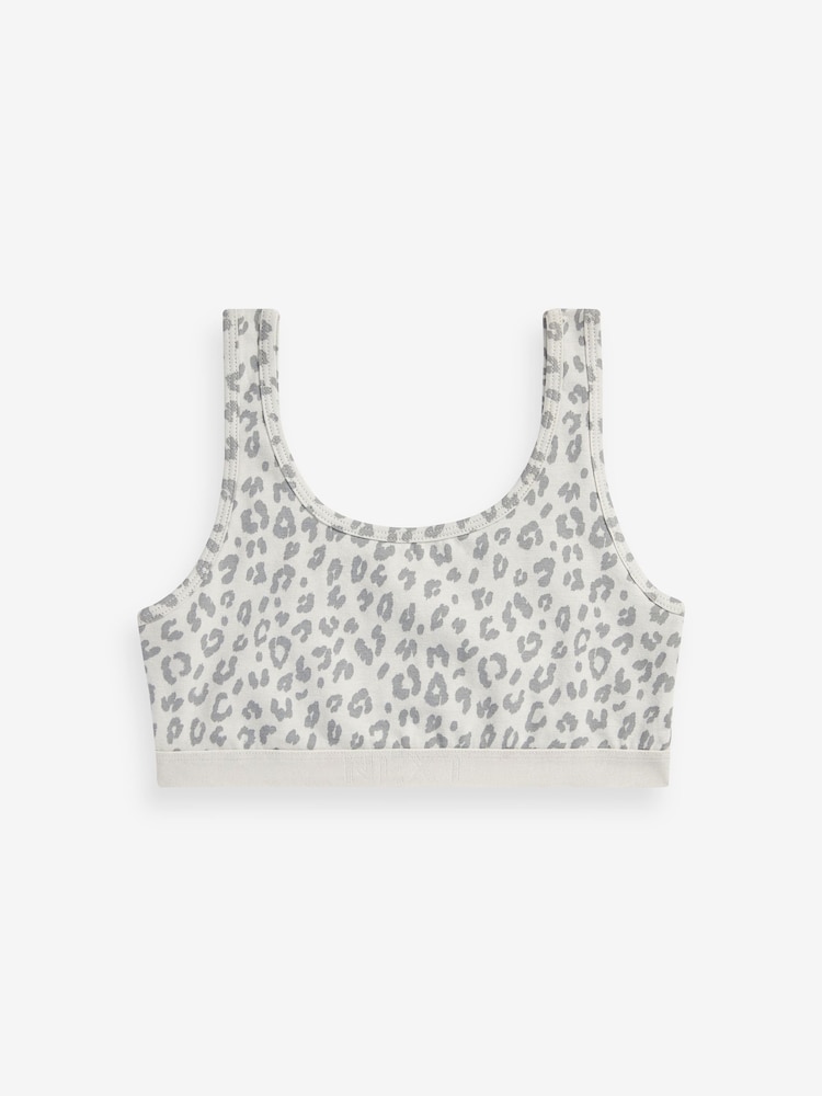 White/Grey Spots Crop Tops 3 Pack (5-16yrs) - Image 2 of 5