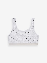 White/Grey Spots Crop Tops 3 Pack (5-16yrs) - Image 4 of 5