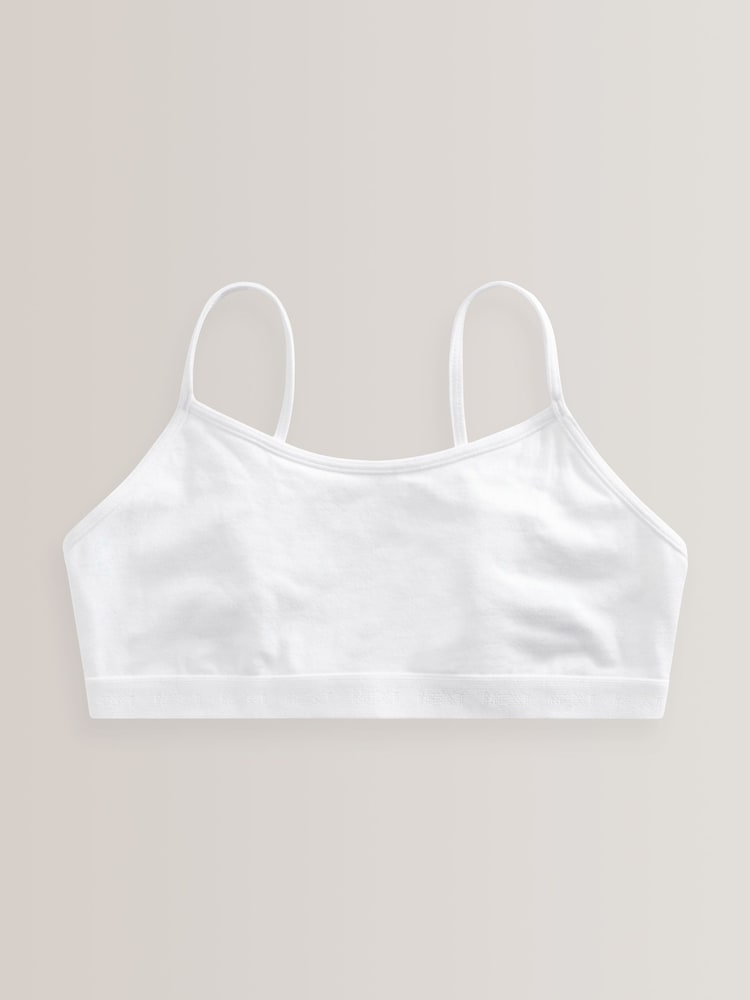 Bela - 2 Paket Strappy Crop Top z zadnjim zapenjanjem (7-16let) - Slika 2 iz 3