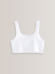 White Seamfree Crop Top 1 Pack (7-16yrs) - Image 2 of 3