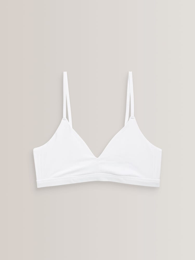 White Soft Touch Bralette 1 Pack - Image 1 of 3