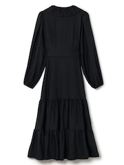 Another Sunday Wrap Over Midi Dress With Ruffle Detail - Image 10 of 11