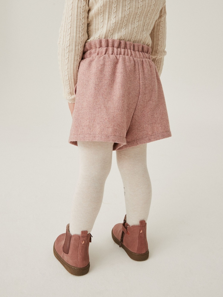 Pink Pull-on Shorts & Tights Set (3mths-7yrs) - Image 2 of 7