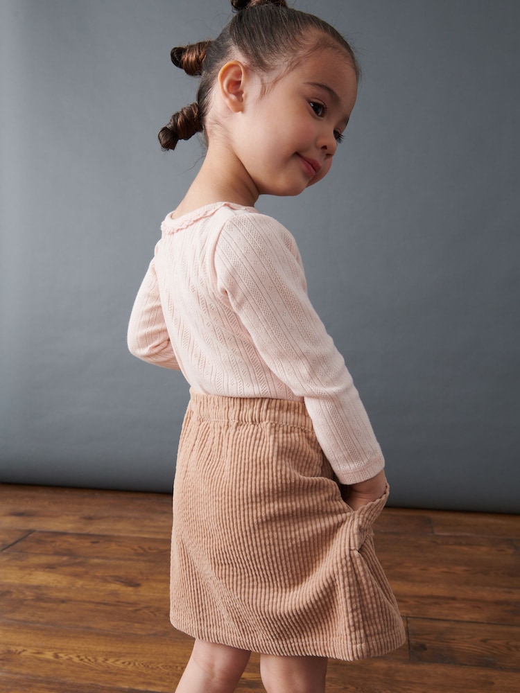 Tan Brown Corduroy Skirt (3mths-7yrs) - Image 3 of 7