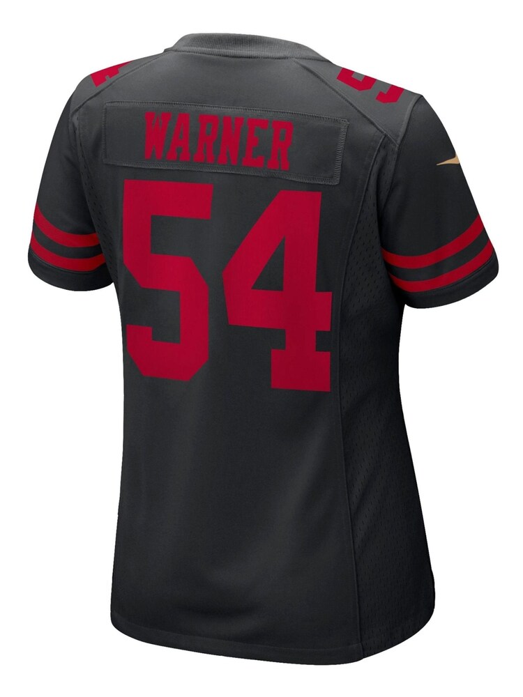Nike Black San Francisco 49ers Game Alternate Jersey - Fred Warner Womens - Image 3 of 3