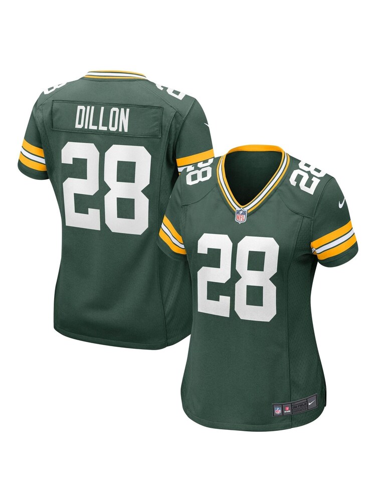 Nike Green NFL Green Bay Packers Home Game Jersey - AJ Dillon Womens - Image 1 of 3