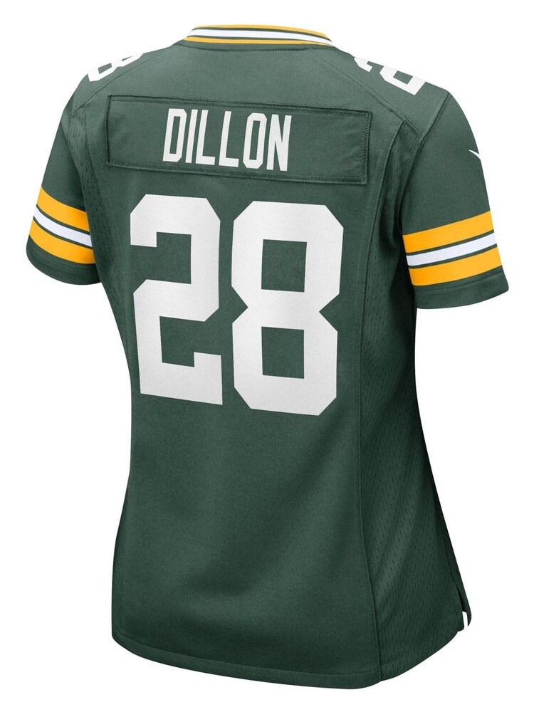 Nike Green NFL Green Bay Packers Home Game Jersey - AJ Dillon Womens - Image 3 of 3