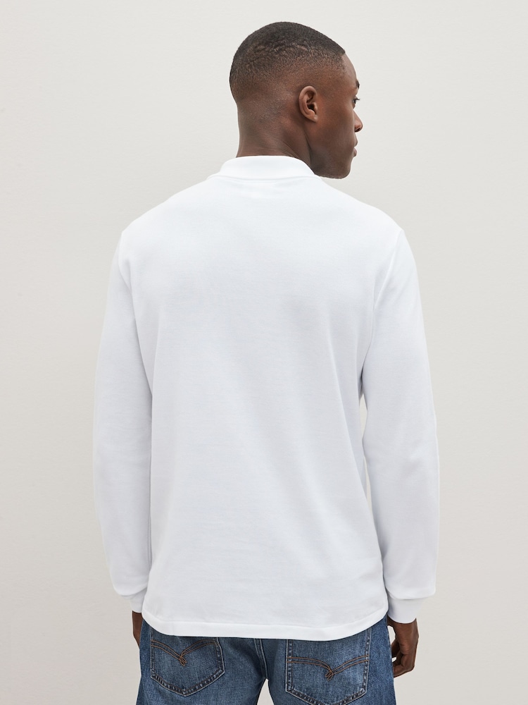 Lacoste L1312 Long Sleeve Polo Shirt - Image 2 of 4