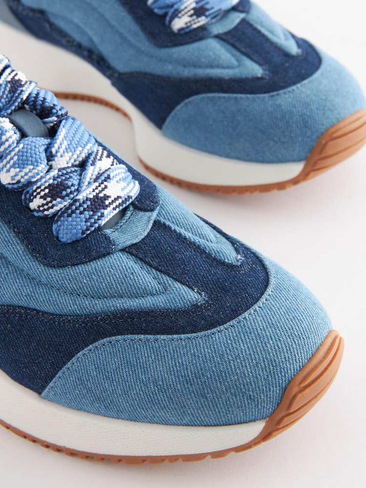 Blue Forever Comfort® Panel Detail Chunky Trainers - Image 7 of 9