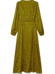 Another Sunday Button Through Jacquard Midi Dress - Image 6 of 7