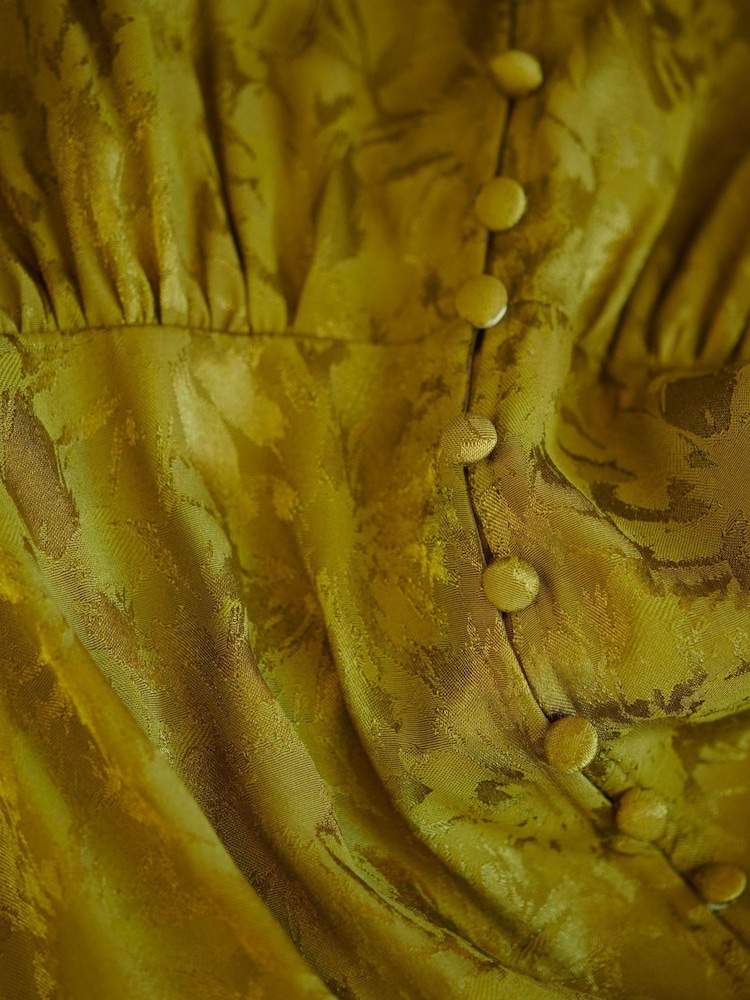 Another Sunday Button Through Jacquard Midi Dress - Image 7 of 7