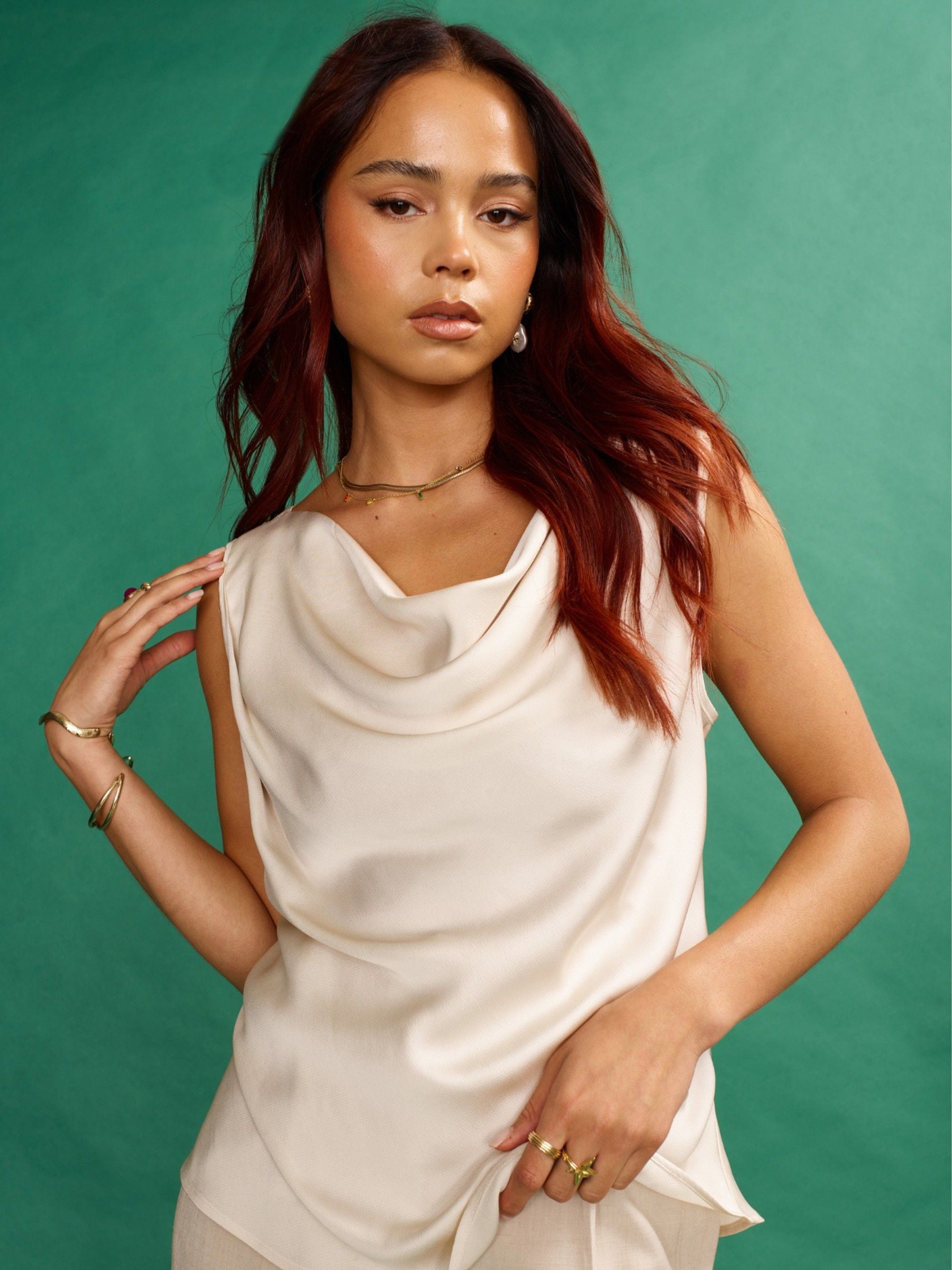 Lipsy satin cami top best sale