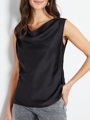 Another Sunday Satin Sleeveless Cowl Cami Top - Image 5 of 8