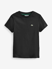 Черный - Lacoste Plain Jersey T-Shirt - Изображение 1 из 3