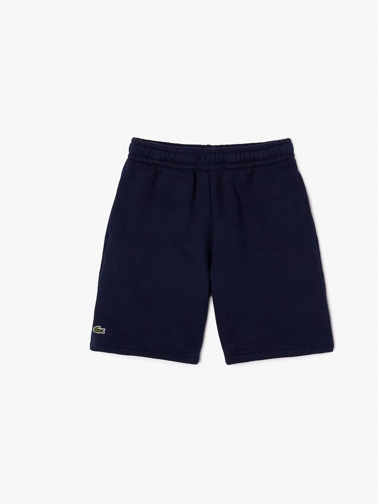 Azul - Pantalones cortos de felpa de algodón cepillado de Lacoste - Imagen 4 de 4
