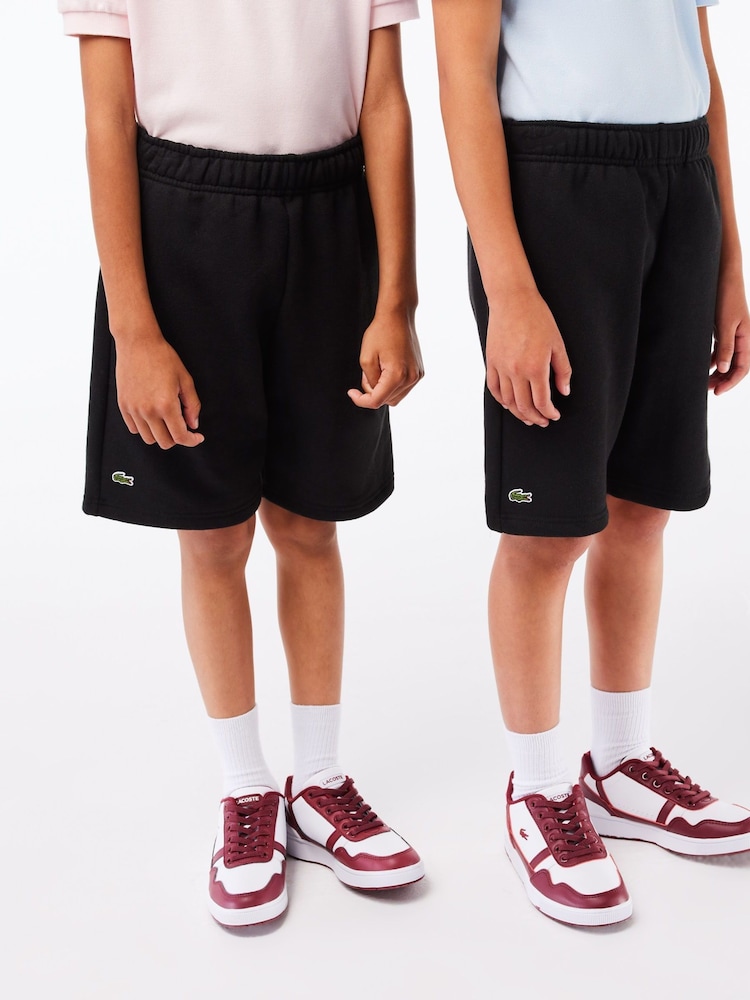 Lacoste Brushed Cotton Fleece Shorts - Image 2 of 4 Lacoste Brushed Cotton Fleece Shorts - Image 2 of 4