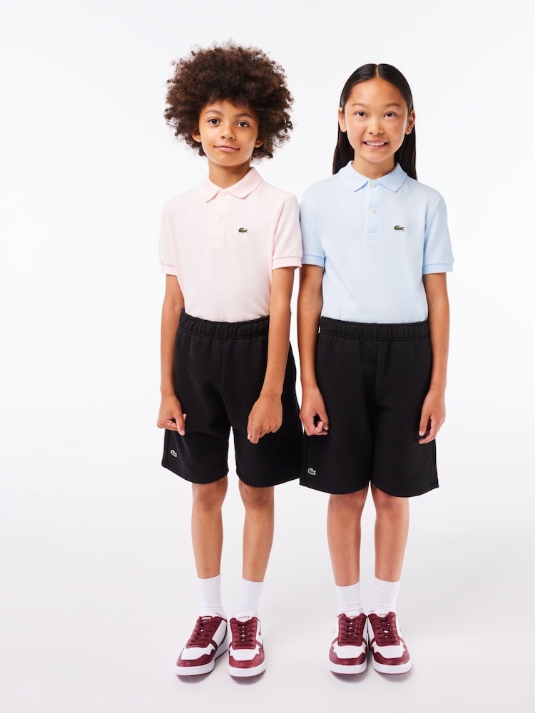 Negro - Pantalones cortos de felpa de algodón cepillado de Lacoste - Imagen 4 de 4
