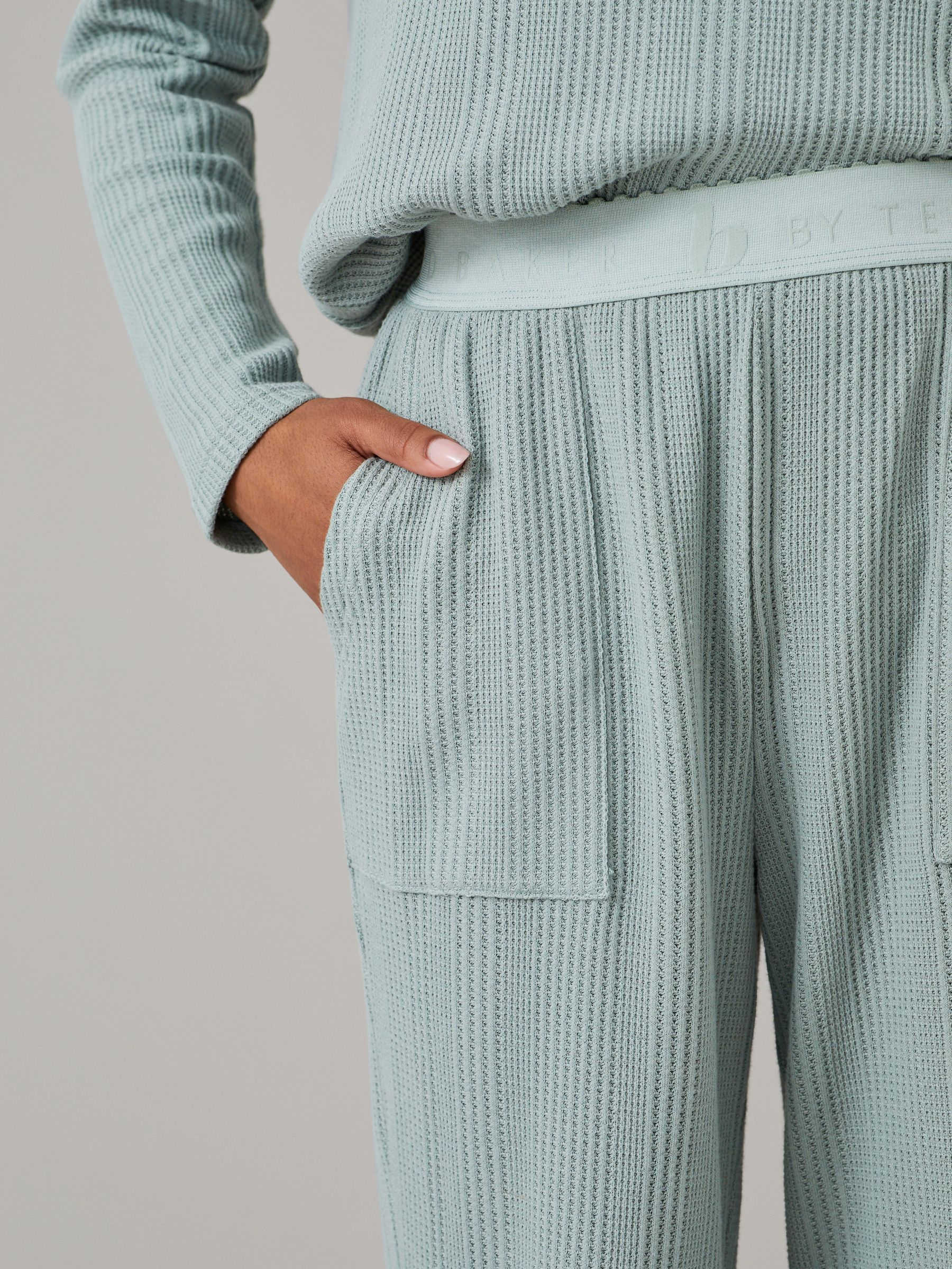 Buy B by Ted Baker Waffle Lounge Wide Leg Trousers from Next Luxembourg